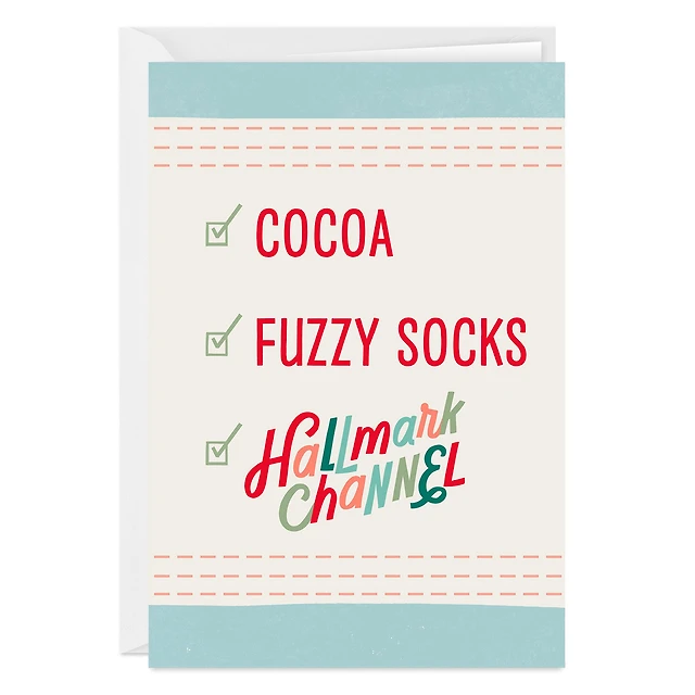 Hallmark Channel Checklist Custom Holiday Card for only USD 4.99 | Hallmark