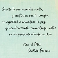 Be Gentle With Yourself Spanish-Language Sympathy Card for only USD 4.59 | Hallmark