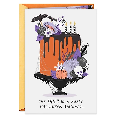 Creepy Cake Halloween Birthday Card for only USD 3.99 | Hallmark