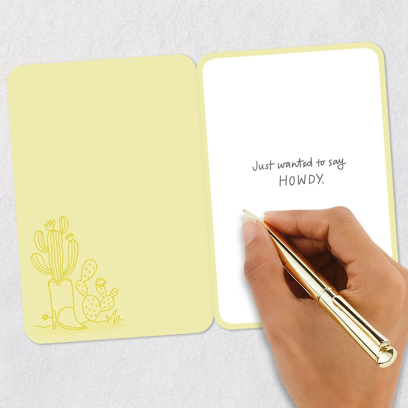 Just Wanted to Say Howdy Thinking of You Card for only USD 2.99 | Hallmark