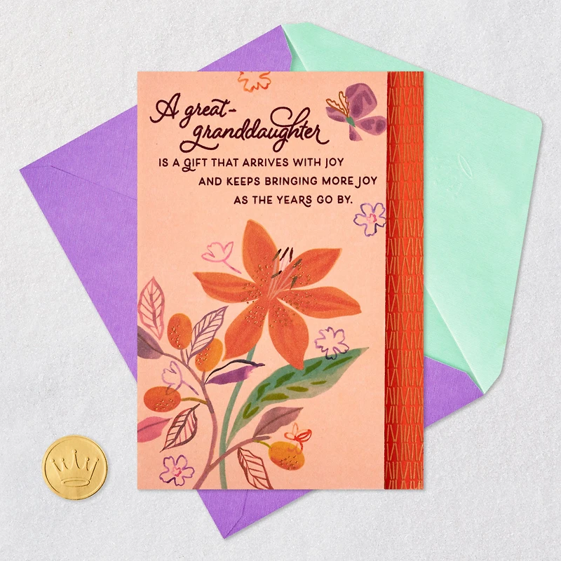 Full of Joy Birthday Card for Great-Granddaughter for only USD 4.99 | Hallmark