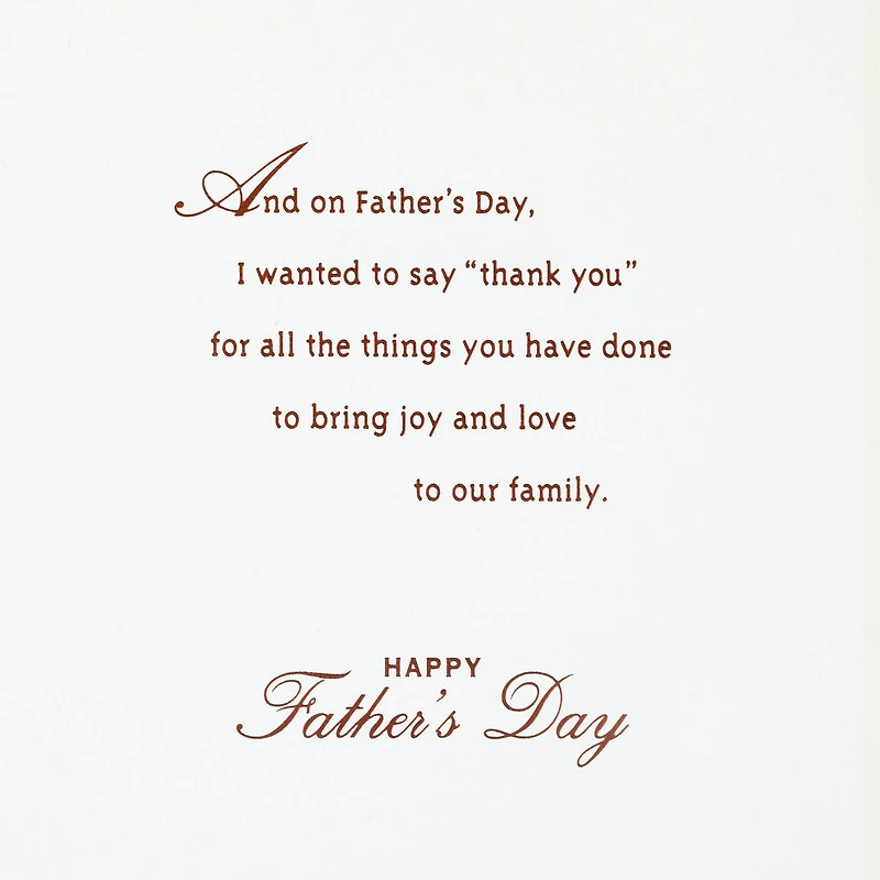 You're the Most Wonderful Thing About My Life Father's Day Card for Husband for only USD 6.99 | Hallmark