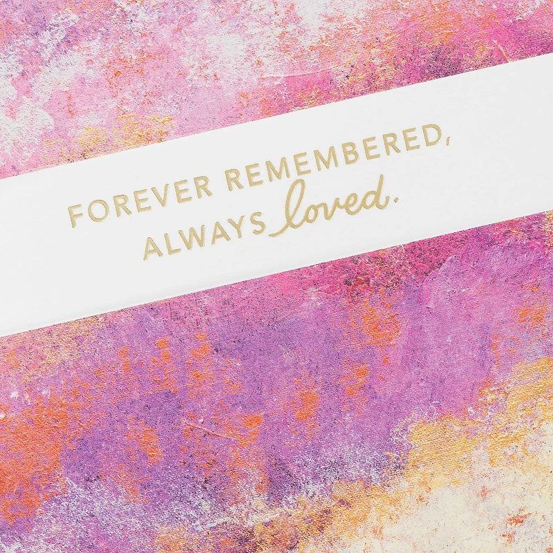 ArtLifting Remembered and Loved Sympathy Card for only USD 3.99 | Hallmark