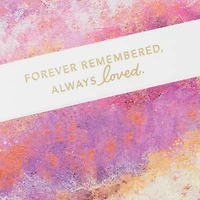 ArtLifting Remembered and Loved Sympathy Card for only USD 3.99 | Hallmark