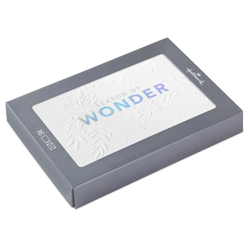 Snowflakes Season of Wonder Boxed Christmas Cards, Pack of 16 for only USD 17.49 | Hallmark