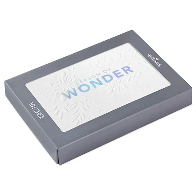Snowflakes Season of Wonder Boxed Christmas Cards, Pack of 16 for only USD 17.49 | Hallmark