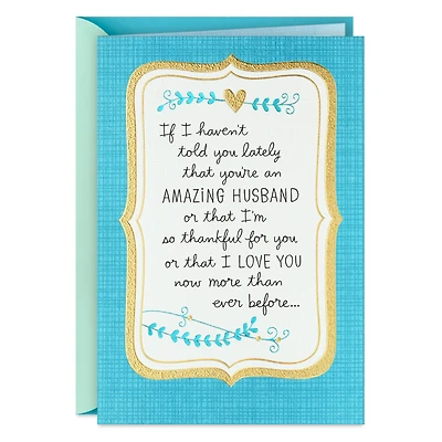 You're an Amazing Husband Anniversary Card for only USD 5.59 | Hallmark