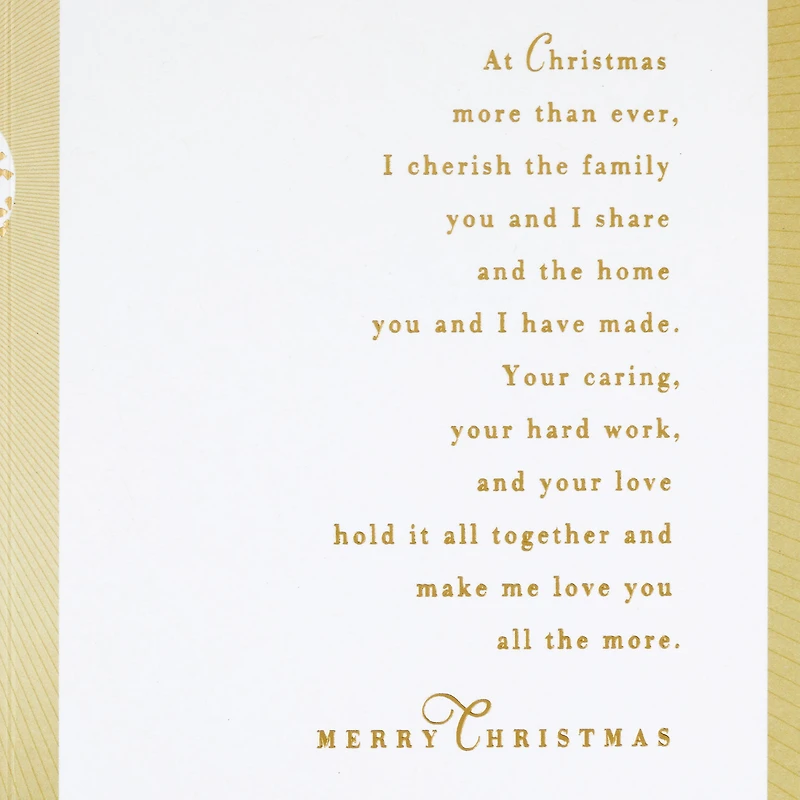 You Make Our Family Wonderful Christmas Card for Husband for only USD 5.99 | Hallmark