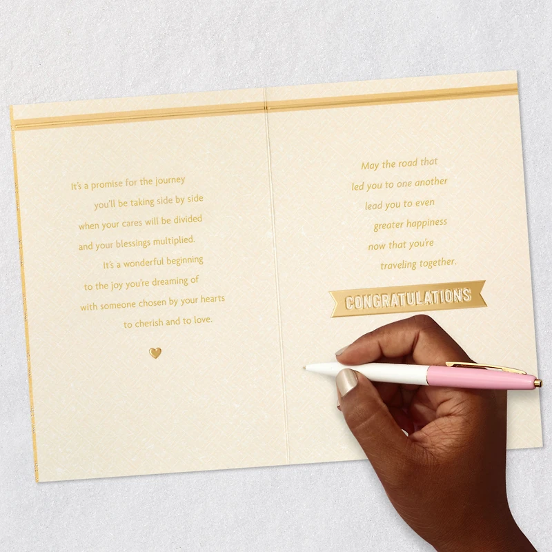 When Two Beautiful Souls Become as One Wedding Card for only USD 3.99 | Hallmark