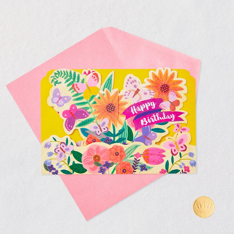 Wishing You Beautiful Moments 3D Pop-Up Birthday Card for only USD 6.99 | Hallmark