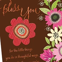 Bright Flowers Bless You Religious Thank-You Card for only USD 2.99 | Hallmark