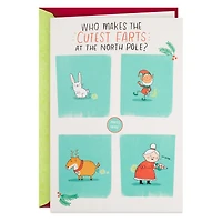 North Pole Farts Funny Christmas Card With Sound for only USD 6.59 | Hallmark