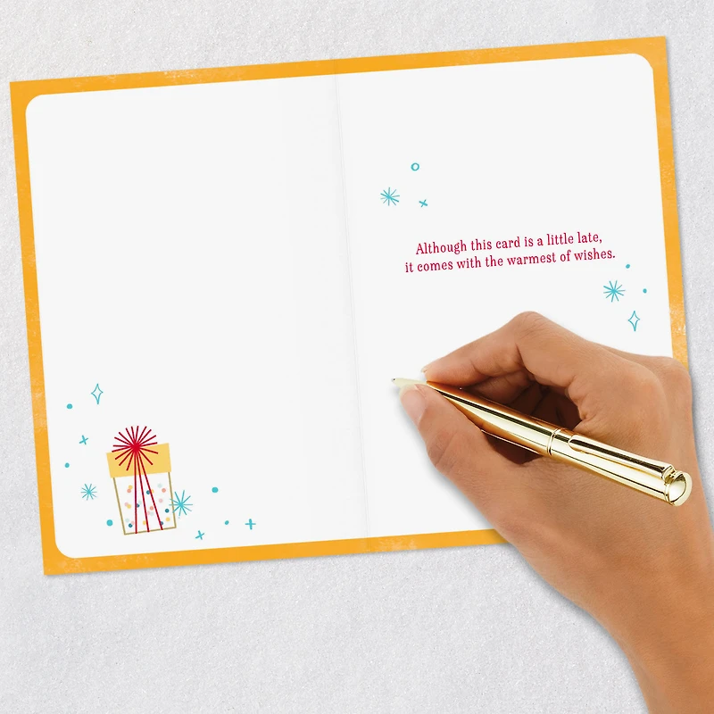 Warmest Wishes Belated Birthday Card for only USD 2.50 | Hallmark