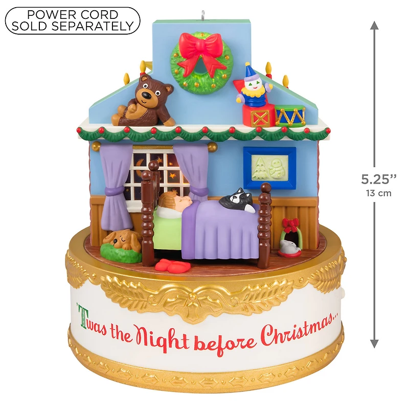 The Night Before Christmas Ornament With Light, Sound and Motion for only USD 79.99 | Hallmark