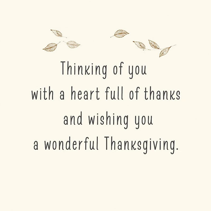 A Heart Full of Thanks Thanksgiving Card for only USD 2.00 | Hallmark