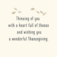 A Heart Full of Thanks Thanksgiving Card for only USD 2.00 | Hallmark