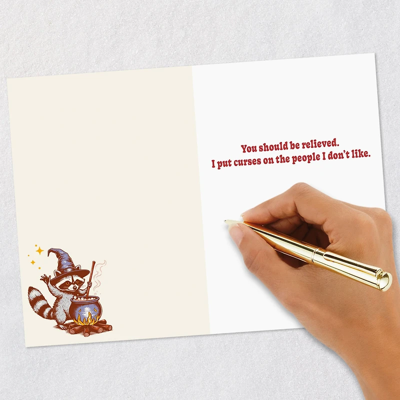 Magical Raccoon Funny Halloween Card for only USD 3.69 | Hallmark