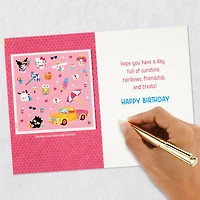 Sanrio® Hello Kitty and Friends Best Year Yet Birthday Card for Kids With Stickers for only USD 5.99 | Hallmark