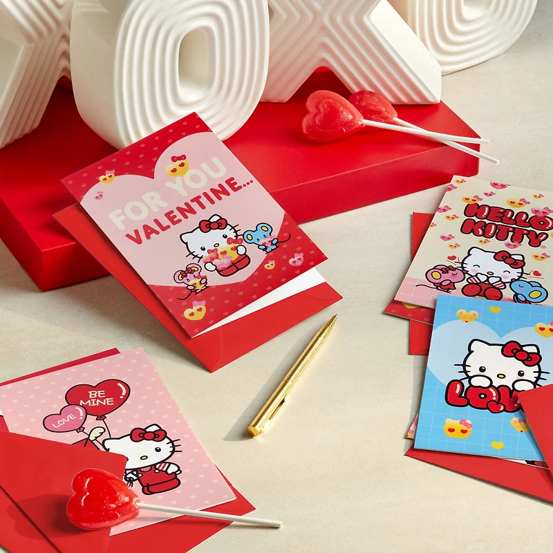 Hello Kitty Happy Day Assorted Valentine's Day Cards, Pack of 36 for only USD 19.99 | Hallmark