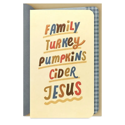A Season Filled With God's Blessings Thanksgiving Card for only USD 5.59 | Hallmark