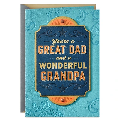 Good Men, Great Dads and Cool Grandpas Birthday Card for only USD 8.99 | Hallmark