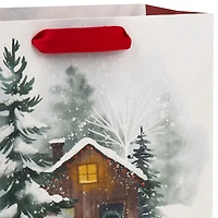 9.6" Cozy Cabin Scene Medium Holiday Gift Bag for only USD 3.49 | Hallmark