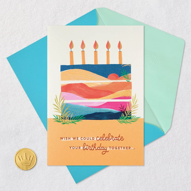 Celebrating You Across the Miles Birthday Card for only USD 3.59 | Hallmark