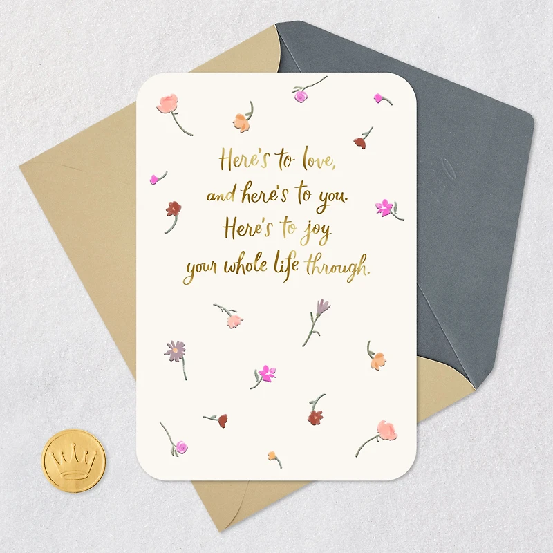 Here's To Love Wedding Shower Card for only USD 3.99 | Hallmark