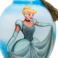 Disney Princess Ne'Qwa Art® Cinderella Hand-Painted Glass Hallmark Ornament for only USD 65.99 | Hallmark