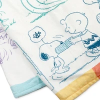 Peanuts® 75th Anniversary Through the Years Plush Throw Blanket, 60x52 for only USD 36.99 | Hallmark