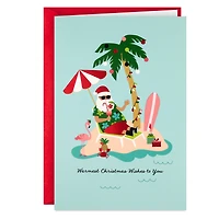 Tropical Santa and Palm Tree Boxed Christmas Cards, Pack of 16 for only USD 12.49 | Hallmark