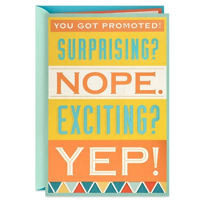 Well Deserved and Exciting Promotion Congratulations Card for only USD 4.59 | Hallmark