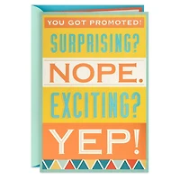 Well Deserved and Exciting Promotion Congratulations Card for only USD 4.59 | Hallmark