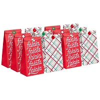 Plaid and Fa La La Christmas Goodie Bags With Stickers, Pack of 12 for only USD 6.99 | Hallmark