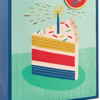 13" Candle and Cake Slice Large Birthday Gift Bag for only USD 4.99 | Hallmark