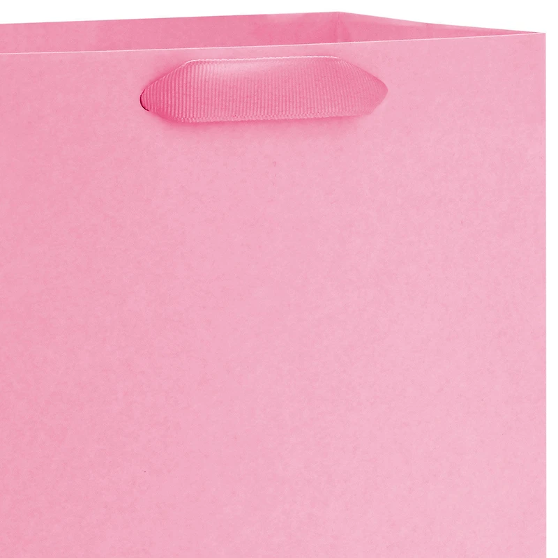 9.6" Solid Pink Medium Gift Bag for only USD 3.49 | Hallmark