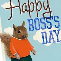 Squirrel and Nuts Funny Pop-Up Boss's Day Card From All for only USD 3.99 | Hallmark