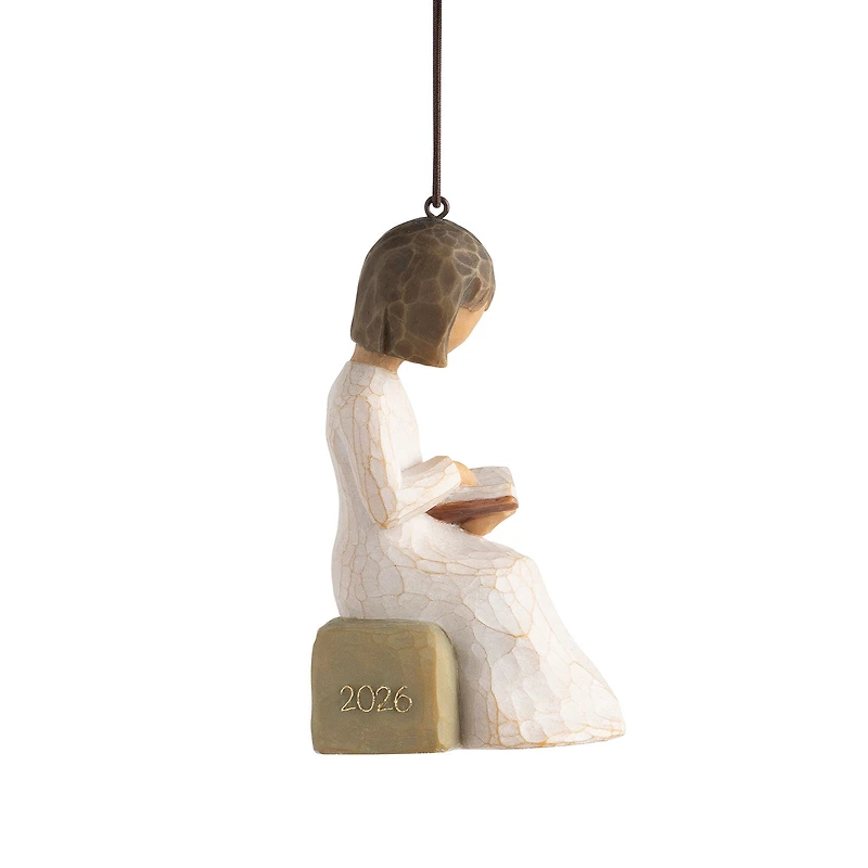 Willow Tree Figurine With Book 2026 Year-Dated Ornament for only USD 26.00 | Hallmark