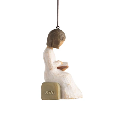 Willow Tree Figurine With Book 2026 Year-Dated Ornament for only USD 26.00 | Hallmark