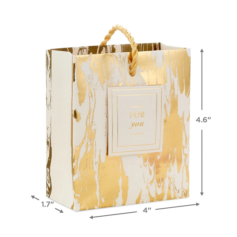 4.6" Gold Moiré Gift Card Holder Mini Bag for only USD 3.49 | Hallmark