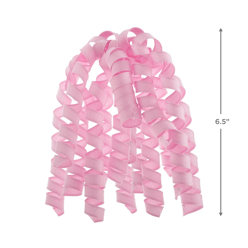 6.5" Light Pink Curly Ribbon Gift Bow for only USD 3.99 | Hallmark