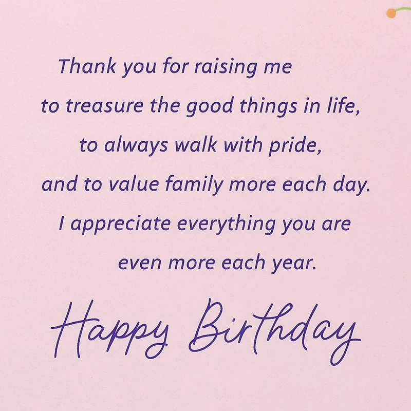 Thank You for Raising Me Birthday Card for Mom for only USD 9.99 | Hallmark