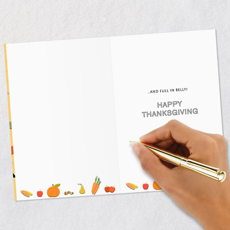 Thankful in Heart and Full in Belly Thanksgiving Card for only USD 3.99 | Hallmark