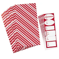 Red Paper Goodie Bags With Labels, Pack of 30 for only USD 11.99 | Hallmark