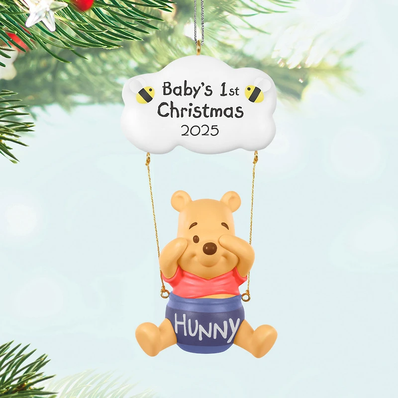 Disney Winnie the Pooh Baby's First Christmas 2025 Ornament for only USD 24.99 | Hallmark