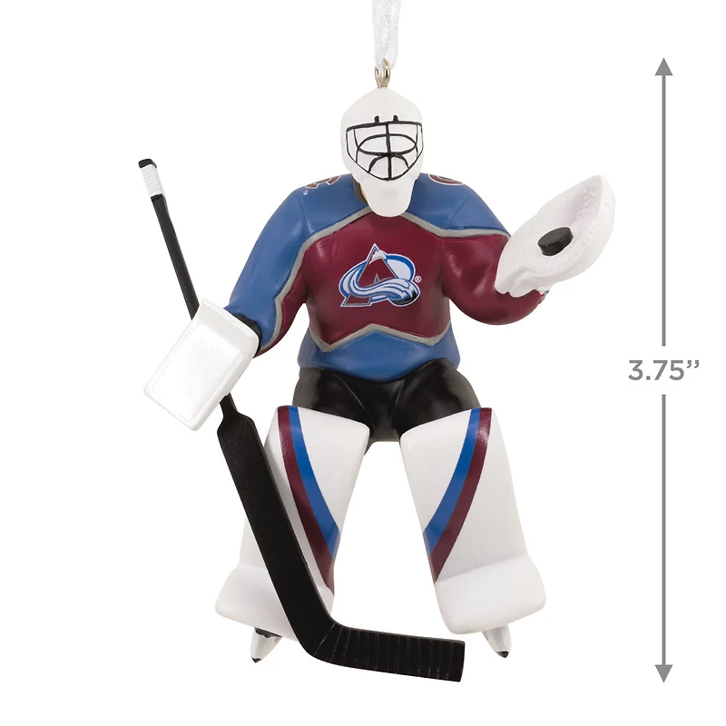 NHL Colorado Avalanche® Goalie Hallmark Ornament for only USD 14.99 | Hallmark