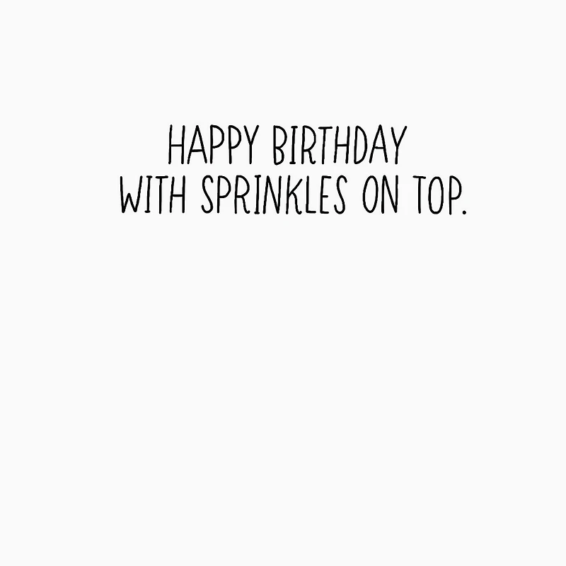 Rainbow Sprinkle Donut Birthday Card for only USD 3.99 | Hallmark