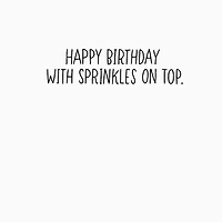Rainbow Sprinkle Donut Birthday Card for only USD 3.99 | Hallmark