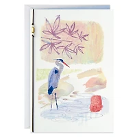 UNICEF Blue Heron Peace Sympathy Card for only USD 3.59 | Hallmark