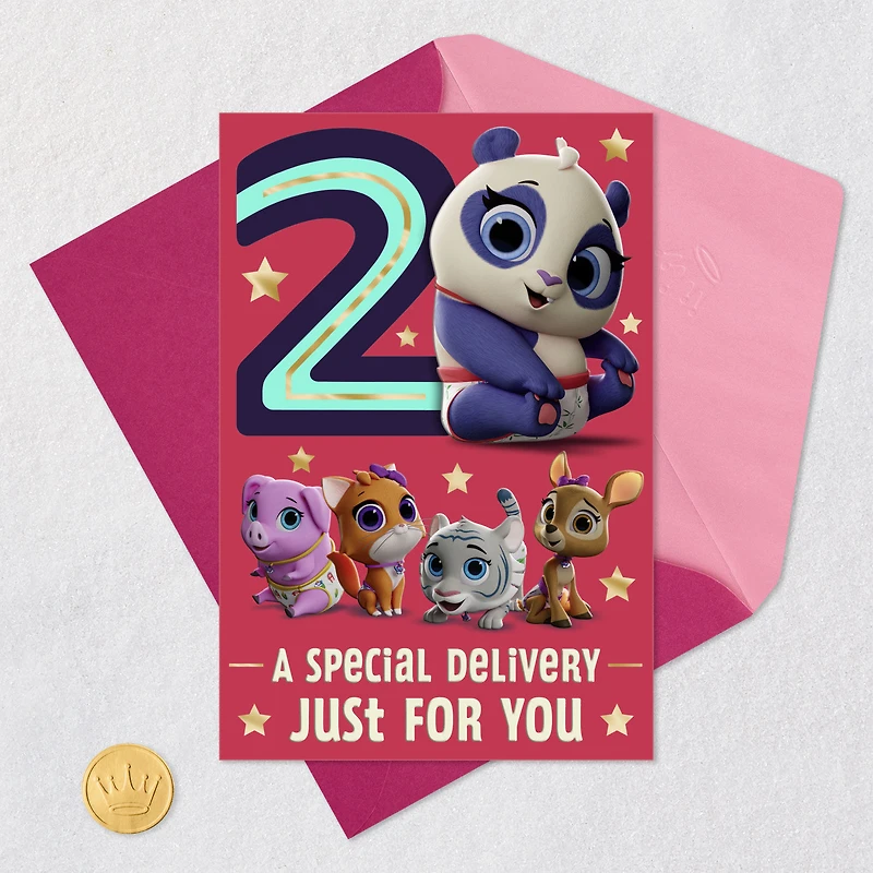 Disney Junior T.O.T.S. Loads of Love 2nd Birthday Card for only USD 2.99 | Hallmark